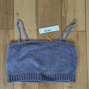 New Meshki Evelins Chenille Crop Top (M)